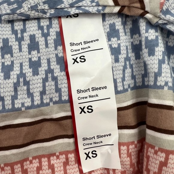 Original Use Boys Short Sleeve Crew Neck Argyle Print T-Shirts Brown Size XS NWT - Picture 5 of 7